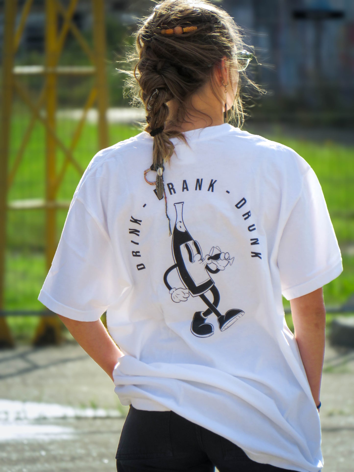 "Drink-Drank-Drunk" - Unisex t-shirt