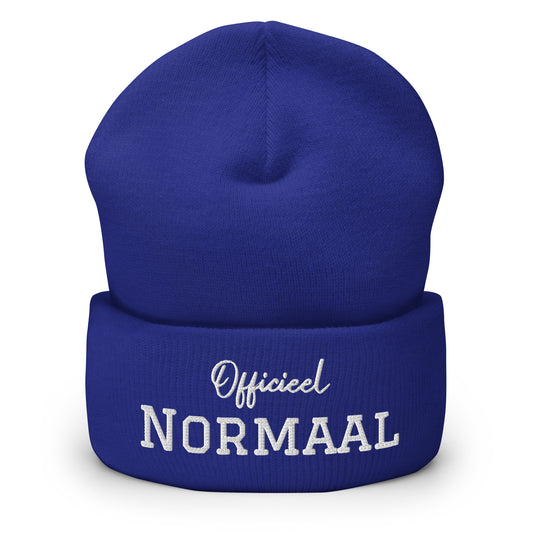 margi colorful beanie cosy and warm funny officieel normaal blue