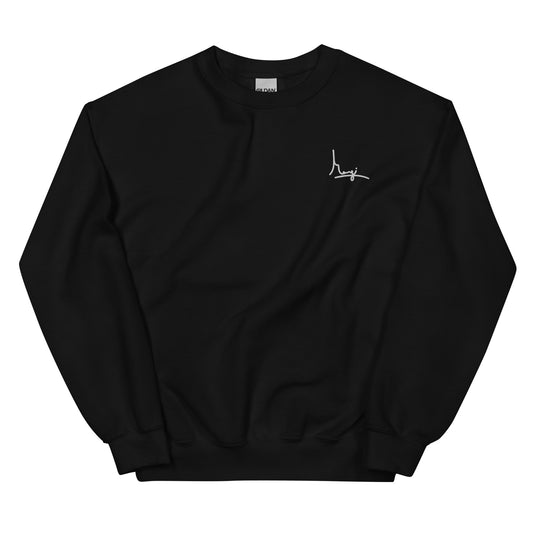 Margi logo sweatshirt embroidery embroided original design hand drawn illustration black