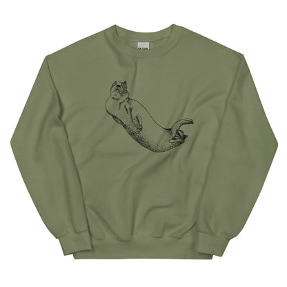 Margi logo sweatshirt stitchvis weird drawing original design hand drawn illustration 