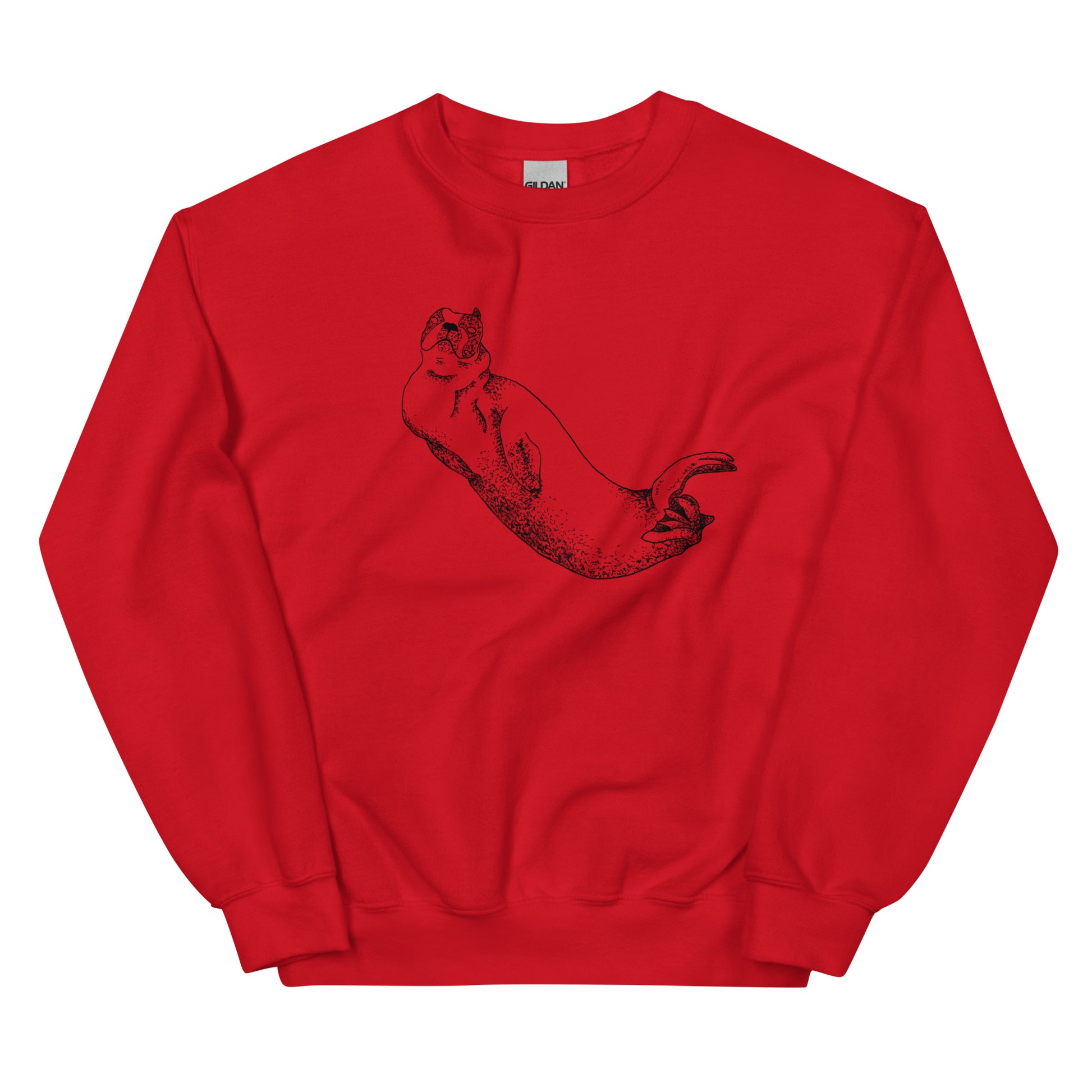 Margi logo sweatshirt stitchvis weird drawing original design hand drawn illustration 