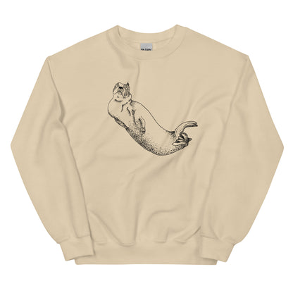 Margi logo sweatshirt stitchvis weird drawing original design hand drawn illustration 