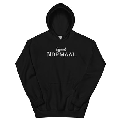 Margi Officieel normaal funny cosy and colorful hoodie black front