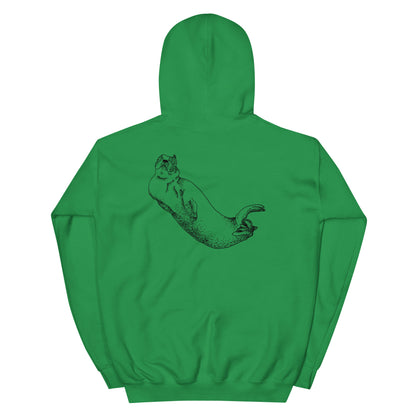 Margi logo hoodie stitchvis weird drawing original design hand drawn illustration 