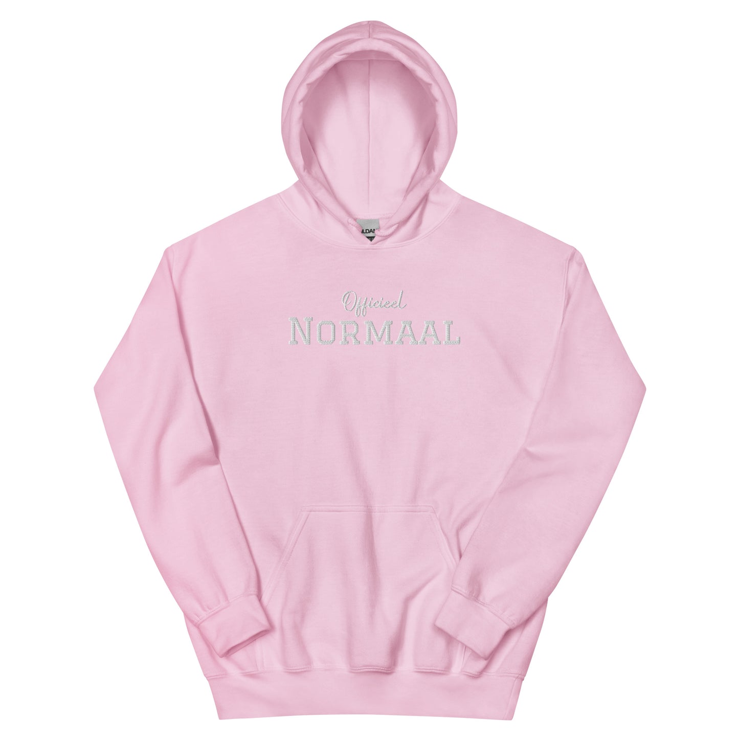 Margi Officieel normaal funny cosy and colorful hoodie pink front