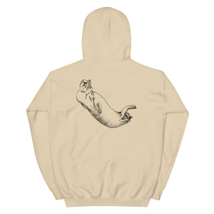 Margi logo hoodie stitchvis weird drawing original design hand drawn illustration 