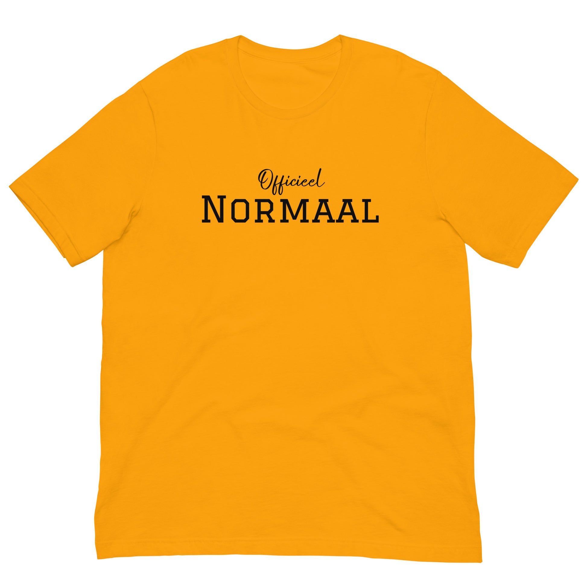 Margi officieel normaal funny T-shirt Original joke colorful  orange