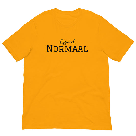 Margi officieel normaal funny T-shirt Original joke colorful  orange