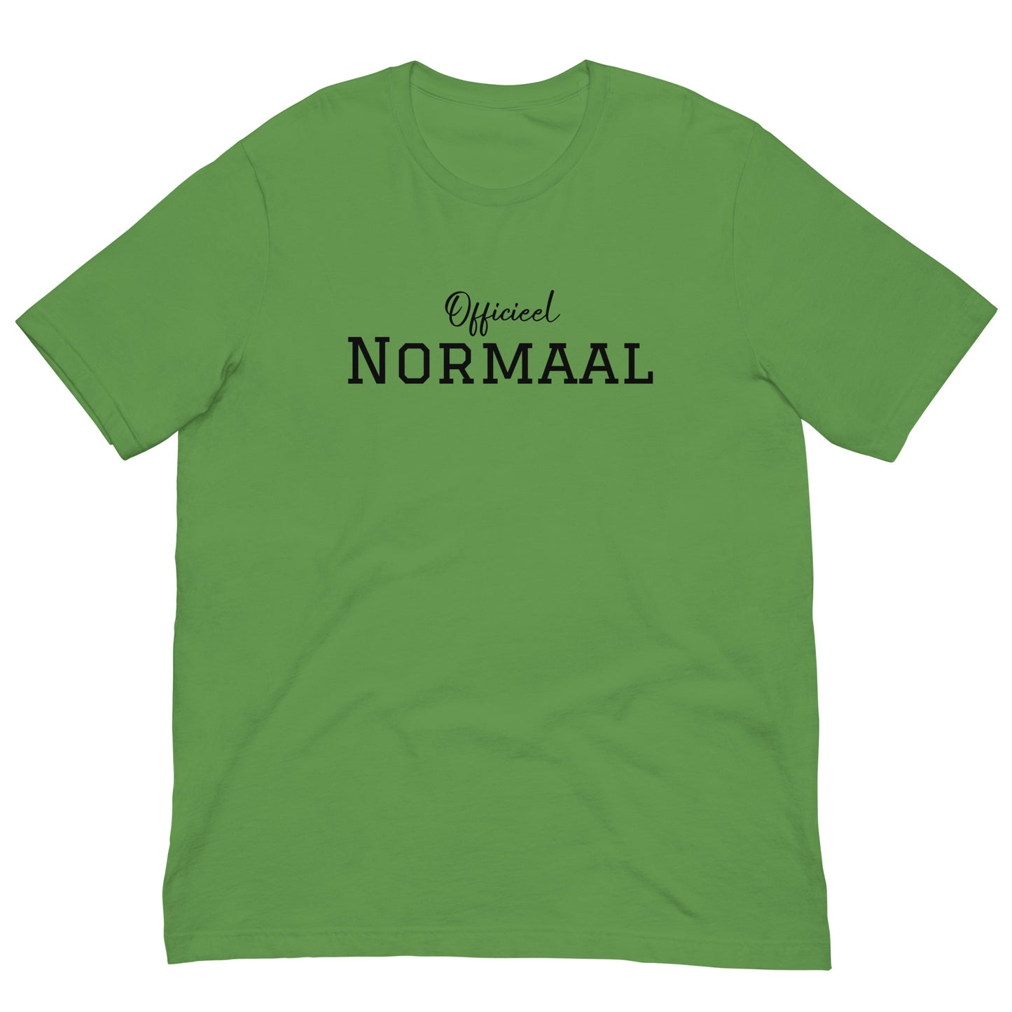 Margi officieel normaal funny T-shirt Original joke colorful  leaf green front